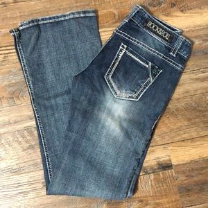 Rock & Roll Cowgirl Low Rise Bootcut Jean 28x34